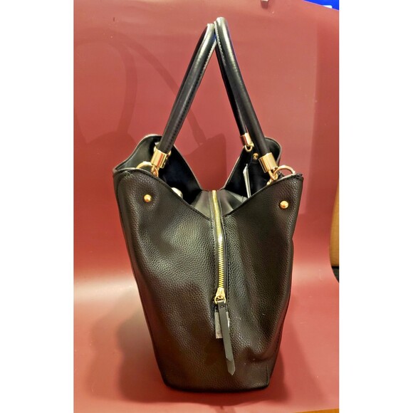 Stylish Nine West Etta Jet Set Carryall Purse Black NWT - Picture 3 of 7